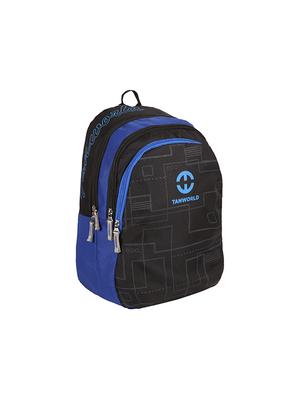 black polyester backpack - 16854943 - Standard Image - 4