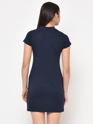 mock neck bodycon dress - 16854954 - Standard Image - 3