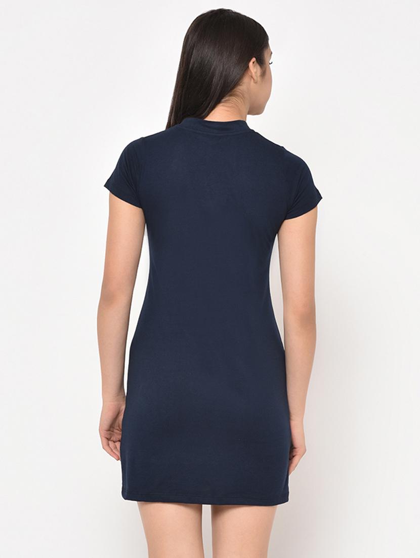 mock neck bodycon dress - 16854954 - Zoom Image - 3