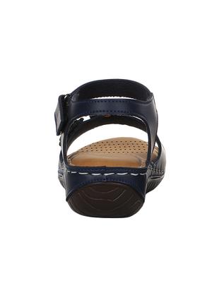 blue back strap sandals - 16855337 - Standard Image - 3