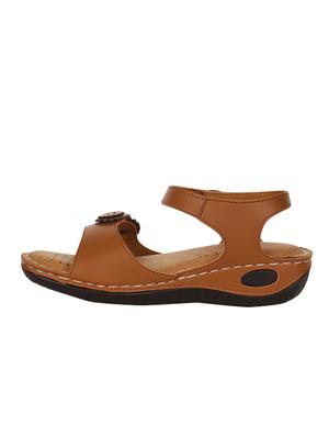 tan back strap sandals - 16855348 - Standard Image - 2