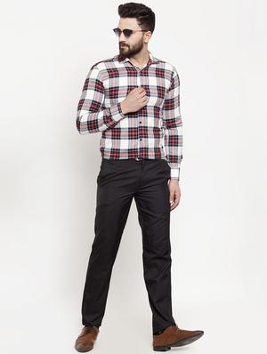 white checkered casual shirt - 16855899 - Standard Image - 4