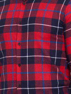 red checkered casual shirt - 16855900 - Standard Image - 5