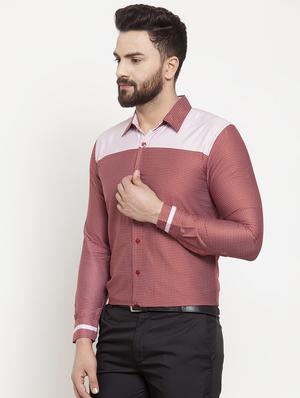 red printed casual shirt - 16855906 - Standard Image - 2