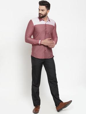 red printed casual shirt - 16855906 - Standard Image - 4