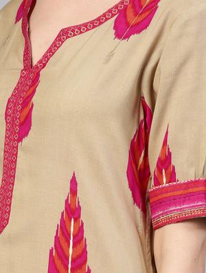 printed kurta palazzo set - 16856259 - Standard Image - 4