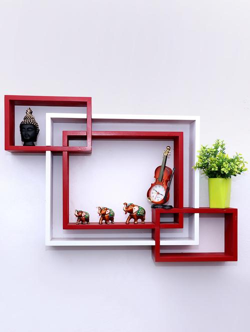 mdf decoretive wall mount storage 4 shelves - 16856293 - Very Small Image - 1