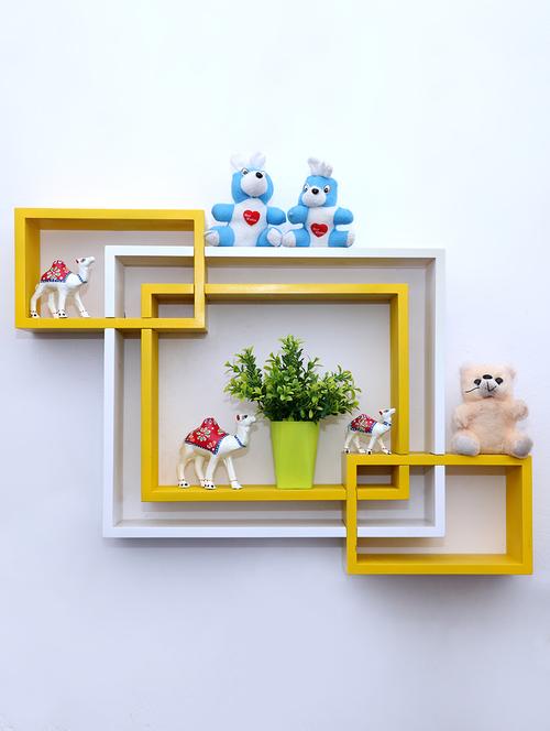 mdf decoretive wall mount storage 4 shelves - 16856295 - Very Small Image - 1