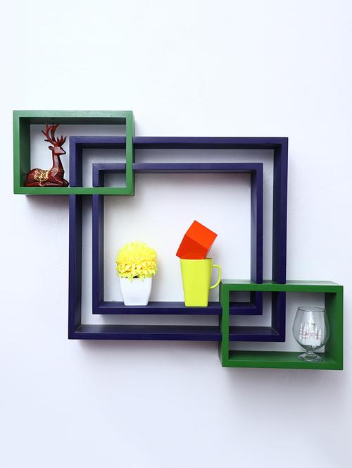 mdf decoretive wall mount storage 4 shelves - 16856298 - Standard Image - 1