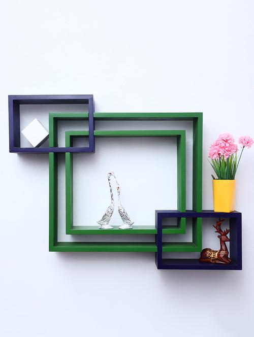 mdf decoretive wall mount storage 4 shelves - 16856299 - Very Small Image - 1