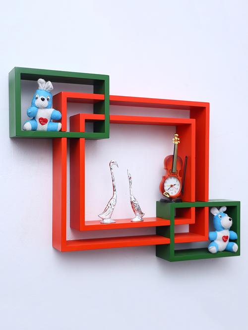 mdf decoretive wall mount storage 4 shelves - 16856306 - Very Small Image - 1