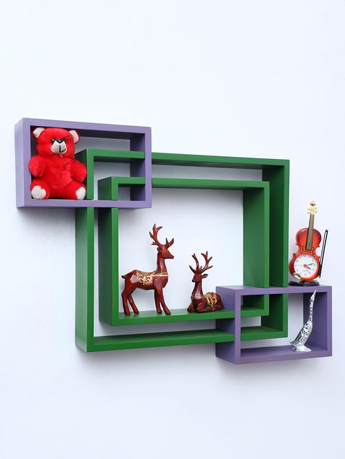mdf decoretive wall mount storage 4 shelves - 16856308 - Standard Image - 1