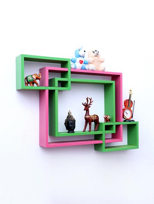 mdf decoretive wall mount storage 4 shelves - 16856347 - Very Small Image - 1