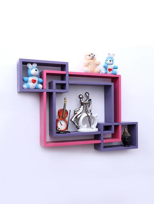 mdf decoretive wall mount storage 4 shelves - 16856349 - Standard Image - 1