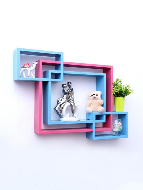 mdf decoretive wall mount storage 4 shelves - 16856350 - Standard Image - 1
