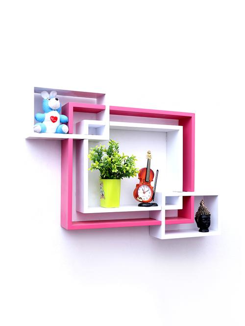 mdf decoretive wall mount storage 4 shelves - 16856351 - Standard Image - 1