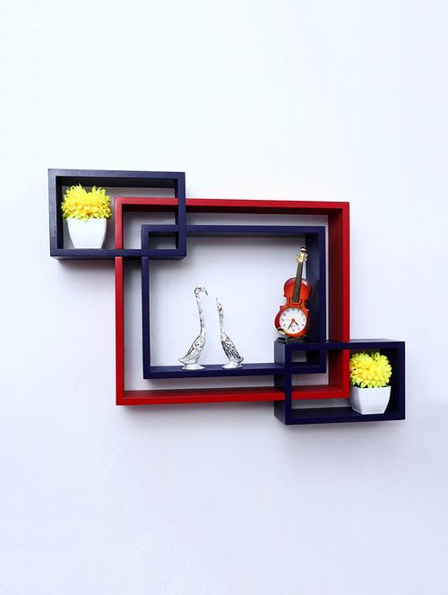 mdf decoretive wall mount storage 4 shelves - 16856353 - Standard Image - 1