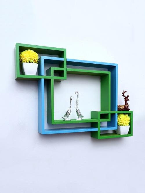 mdf decoretive wall mount storage 4 shelves - 16856361 - Standard Image - 1