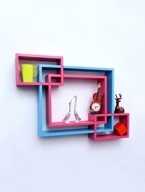 mdf decoretive wall mount storage 4 shelves - 16856363 - Standard Image - 1