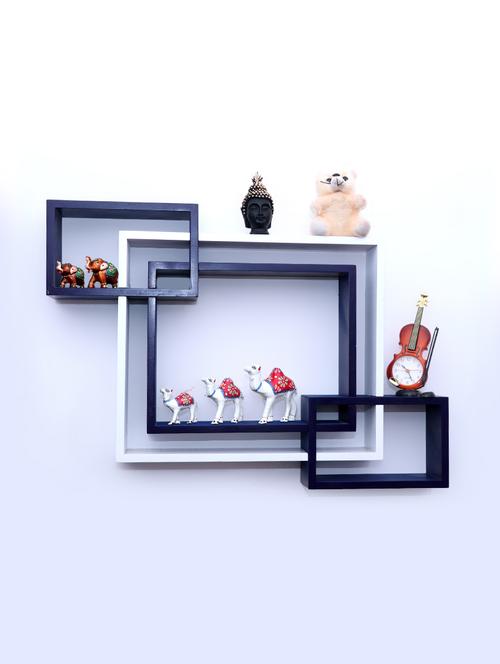 mdf decoretive wall mount storage 4 shelves - 16856367 - Standard Image - 1