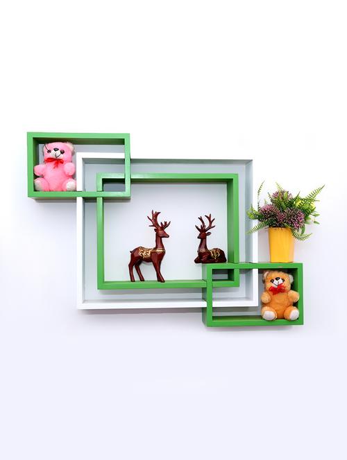 mdf decoretive wall mount storage 4 shelves - 16856369 - Standard Image - 1