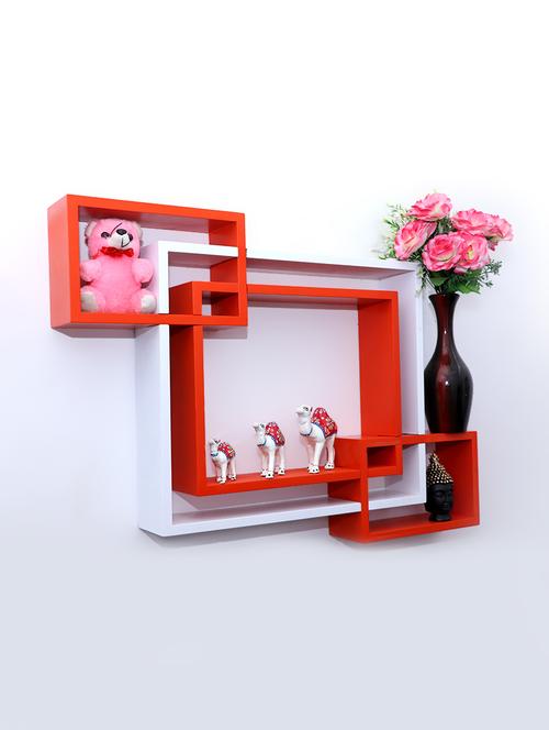 mdf decoretive wall mount storage 4 shelves - 16856370 - Very Small Image - 1