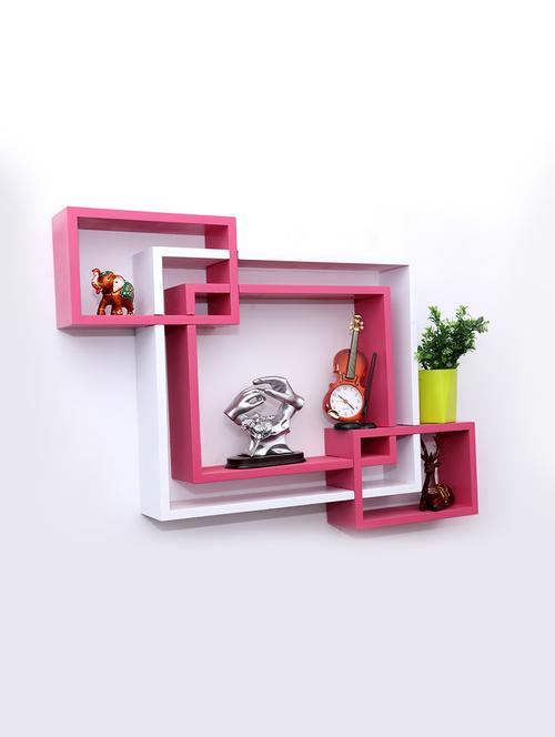 mdf decoretive wall mount storage 4 shelves - 16856371 - Standard Image - 1