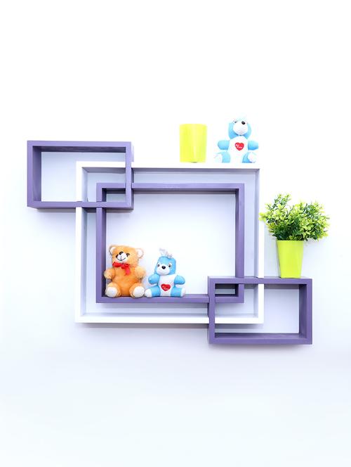 mdf decoretive wall mount storage 4 shelves - 16856372 - Very Small Image - 1