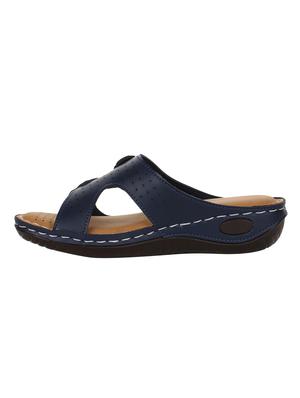 blue slip on sandals - 16856802 - Standard Image - 2