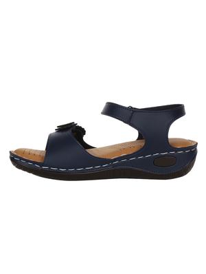 blue back strap sandals - 16856809 - Standard Image - 2