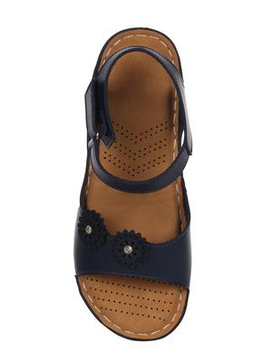 blue back strap sandals - 16856809 - Standard Image - 4