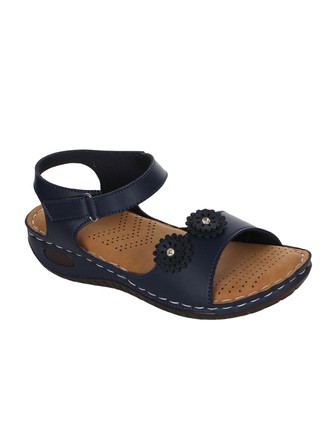 blue back strap sandals - 16856809 - Zoom Image - 1