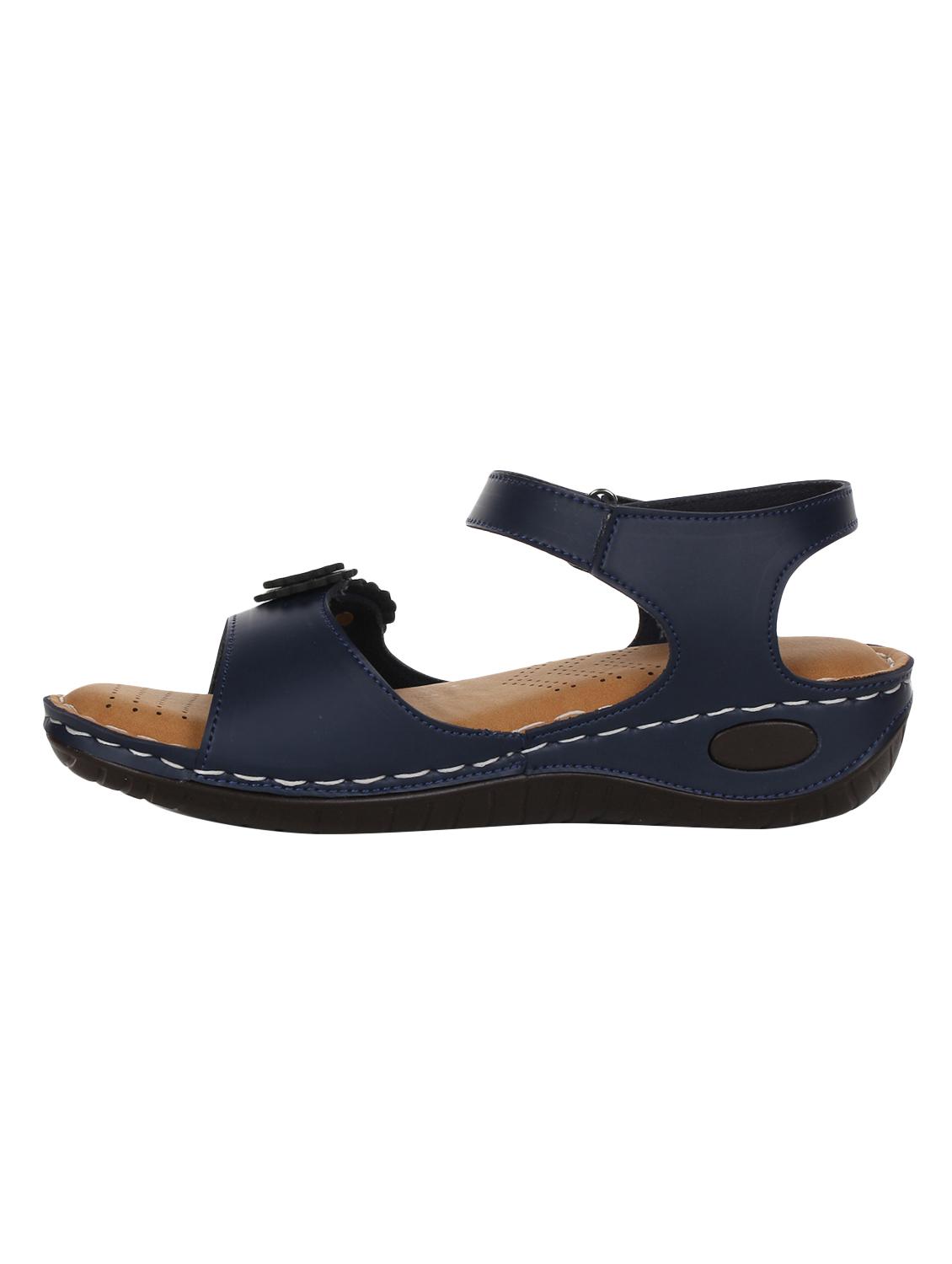 blue back strap sandals - 16856809 - Zoom Image - 2