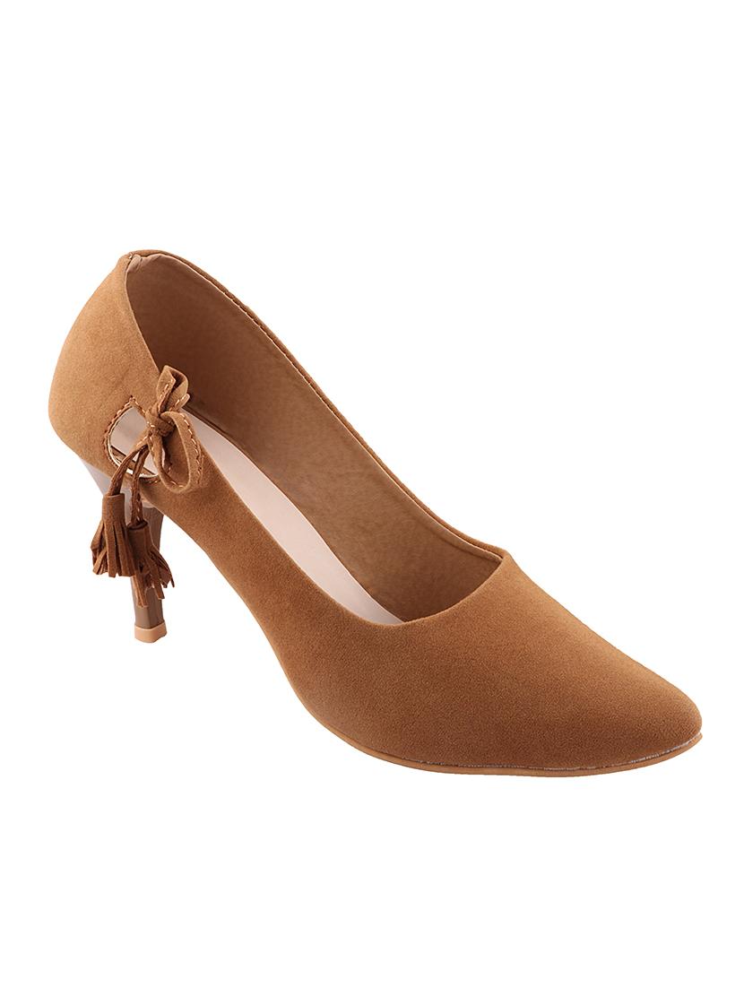 brown slip on pumps - 16857970 - Zoom Image - 1