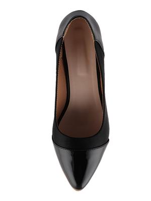 black slip on pumps - 16857973 - Standard Image - 4