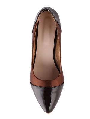 brown slip on pumps - 16857974 - Standard Image - 3