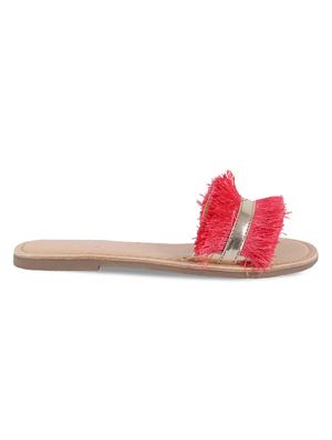 gold leather flat - 16858041 - Standard Image - 2
