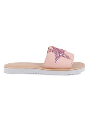 pink leather flat - 16858044 - Standard Image - 2