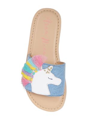 blue leather flat - 16858045 - Standard Image - 4