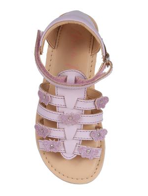 purple leather sandal - 16858049 - Standard Image - 4