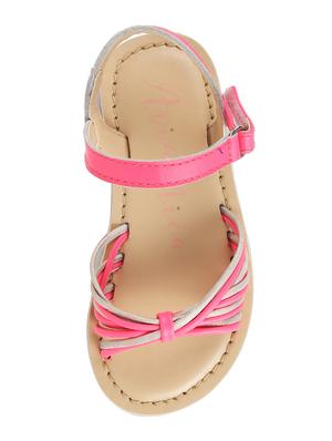 pink leather sandal - 16858051 - Standard Image - 3