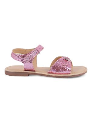 pink leather sandal - 16858053 - Standard Image - 2