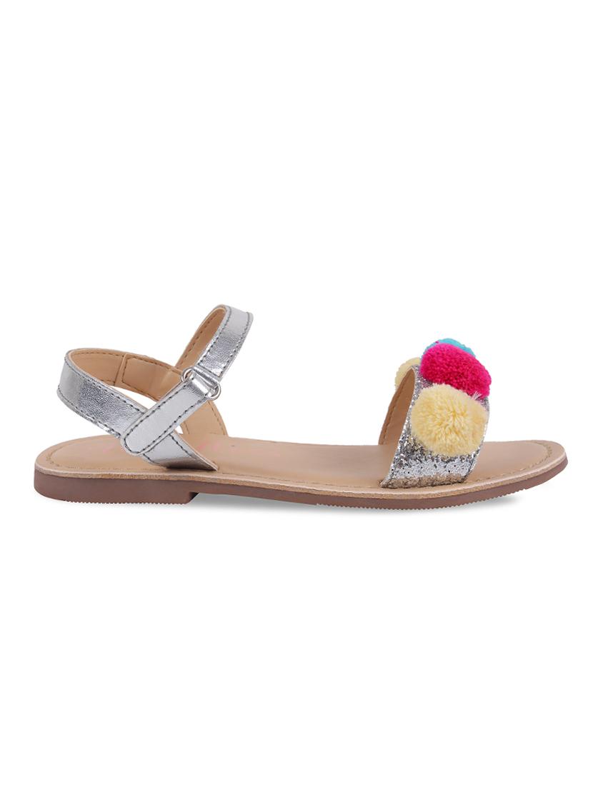 silver leather sandal - 16858055 - Zoom Image - 2