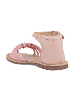 pink leather sandal - 16858060 - Standard Image - 3