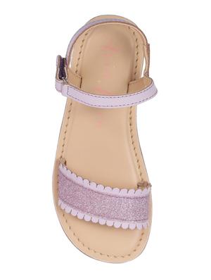 purple leather sandal - 16858061 - Standard Image - 4