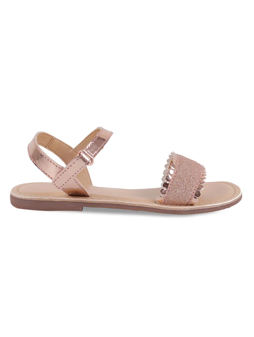 gold leather sandal - 16858062 - Zoom Image - 2