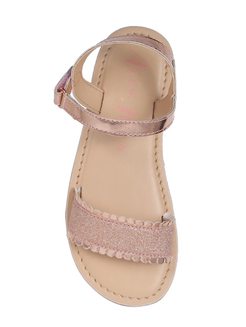 gold leather sandal - 16858062 - Zoom Image - 4