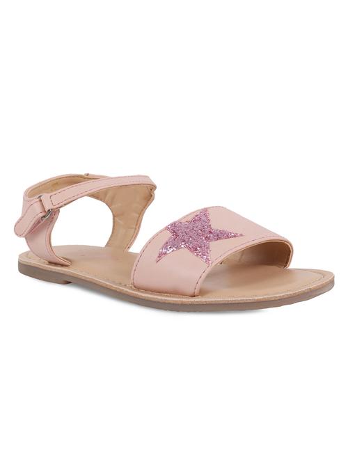 pink leather sandal - 16858063 - Standard Image - 1