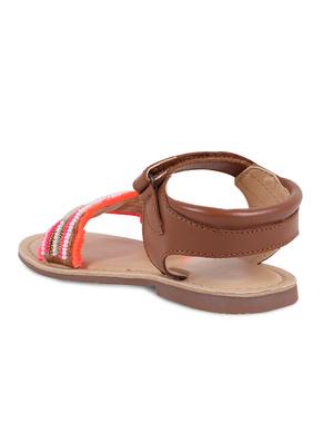 brown leather sandal - 16858065 - Standard Image - 3