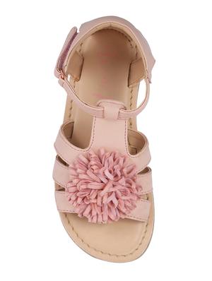 pink leather sandal - 16858099 - Standard Image - 4